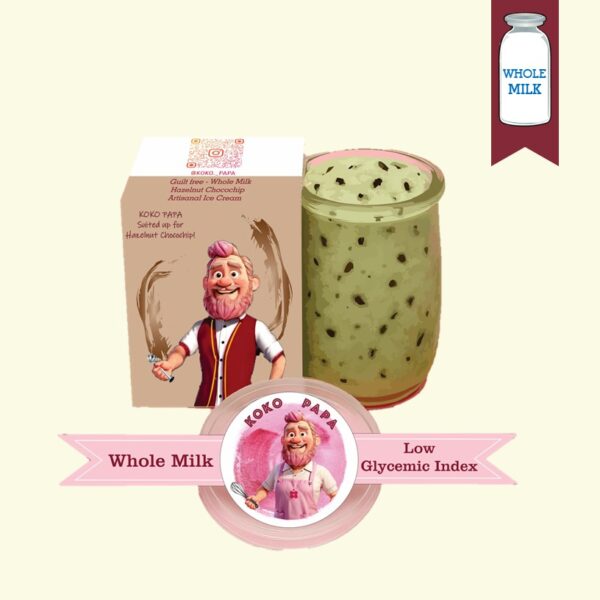 Hazelnut Chocochip whole Milk Guilt Free Ice Cream