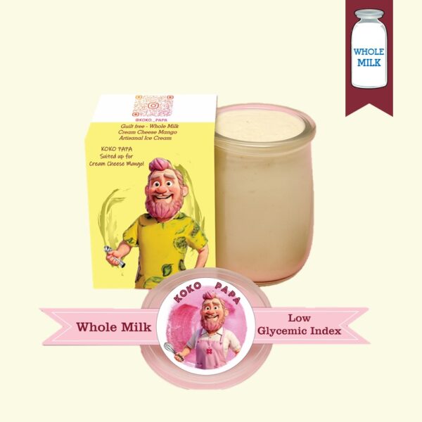 Mango Cream Cheese whole Milk Guilt Free Ice Cream