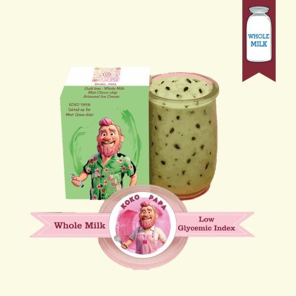 Mint Chocochip whole Milk Guilt Free Ice Cream
